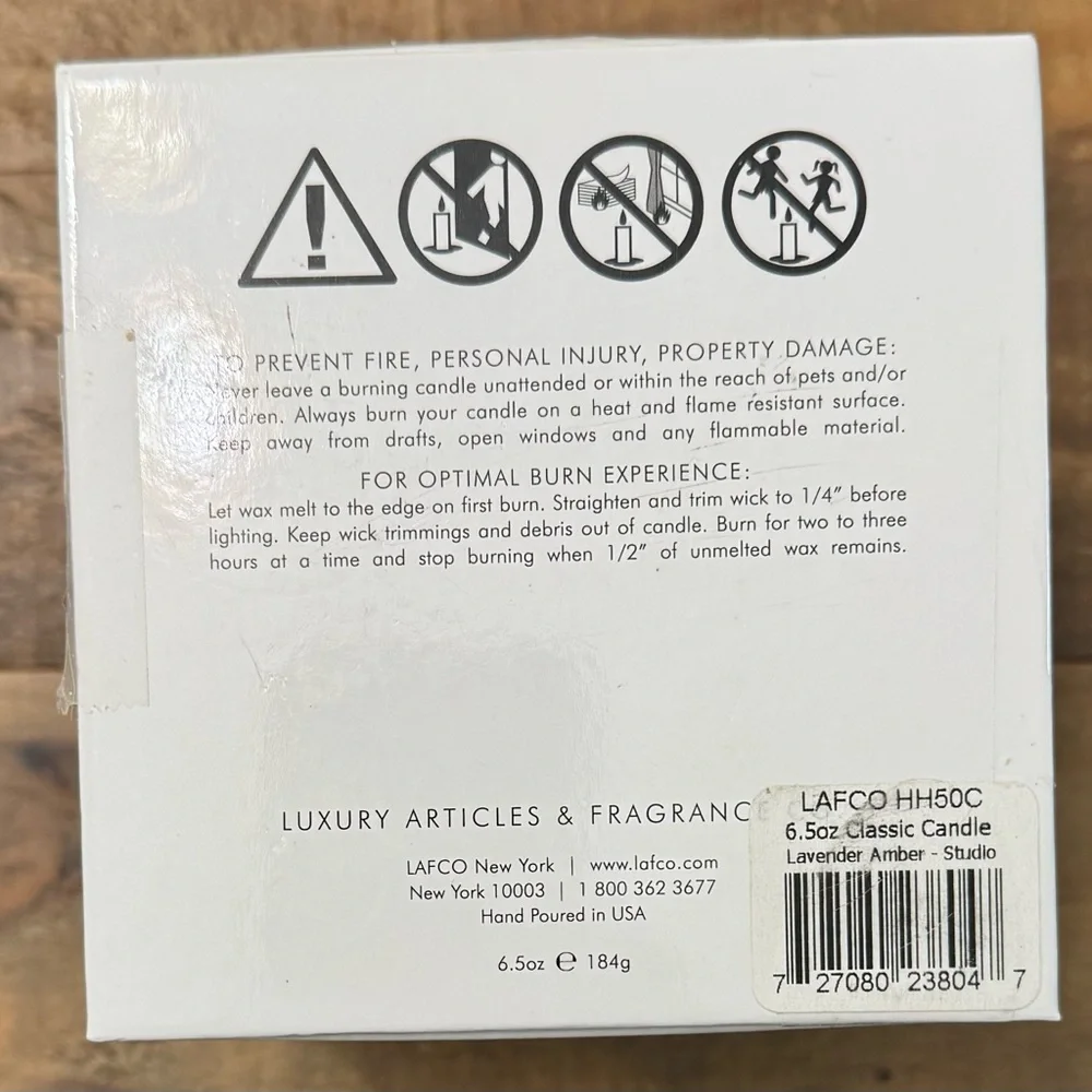 LAFCO Lavender Amber Candle - Picture 5 of 5